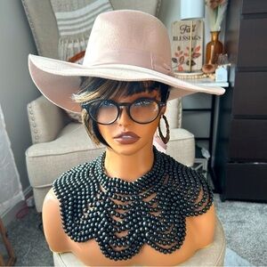 ✨NEW statement clear black round frame nerd glasses 👓